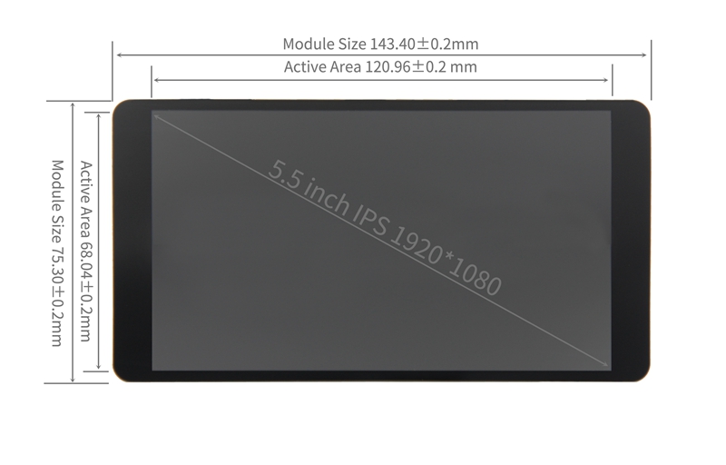 5 5inch HDMI Display LCD Wiki